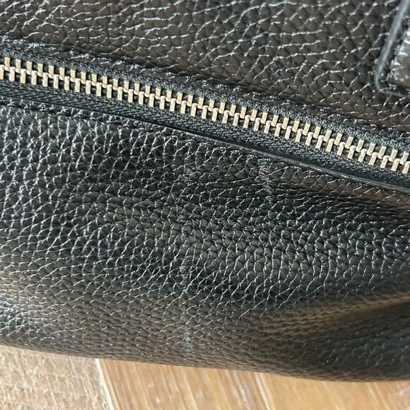 Marc Jacobs Gotham City Tote Crossbody Handbag Black Pebbled Leather - Picture 8 of 16